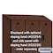 Salsbury Industries Wardrobe Locker, 45" W, 21" D, 76" H, (3) Wide, (6) Openings, Mahogany 22361MAH - alternate 6
